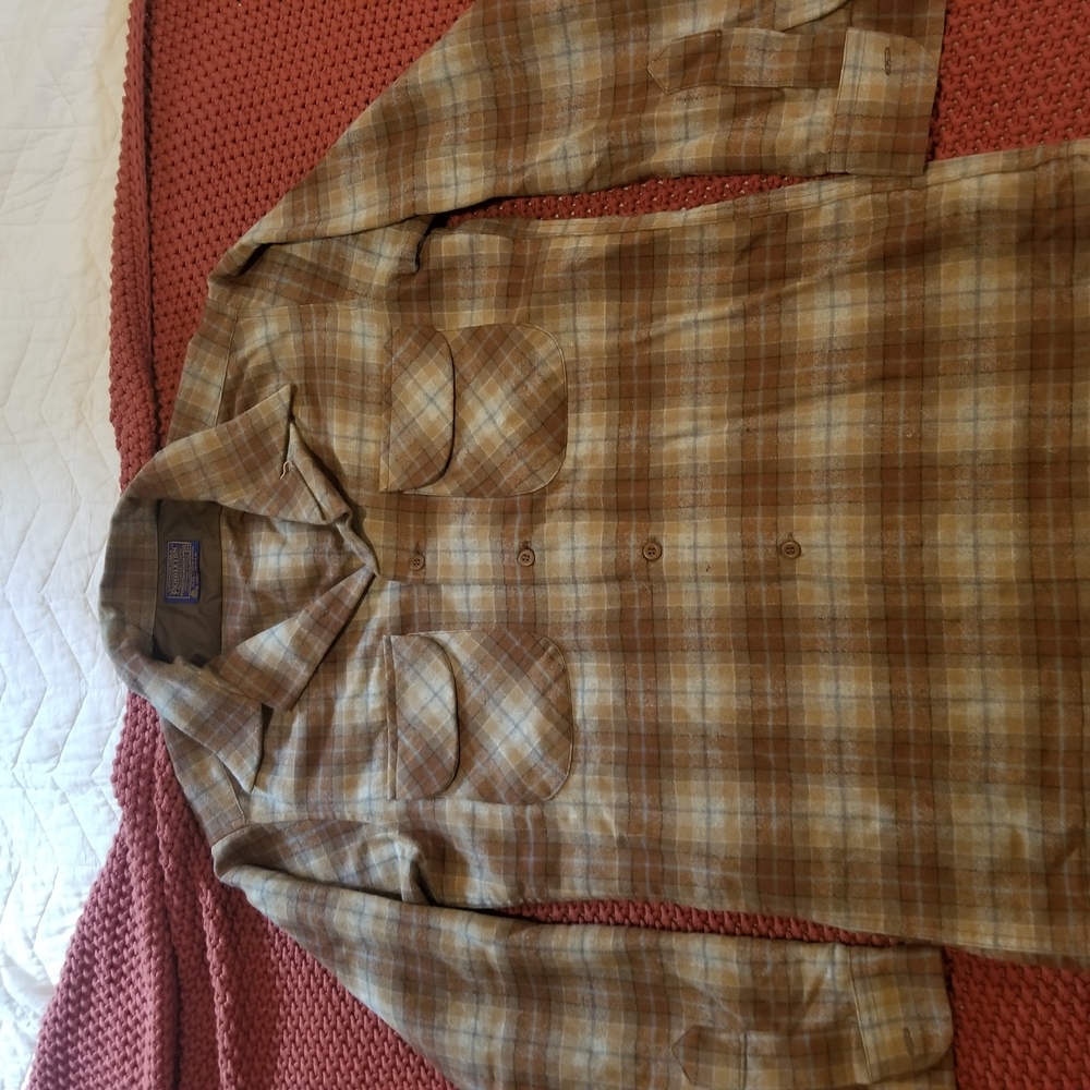 Plaid Button-Up Shirt